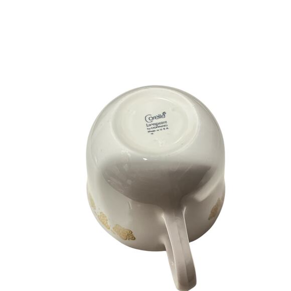 Vintage Corelle Butterfly Gold 1980's Livingware Corning Tea Cup - Picture 6 of 6